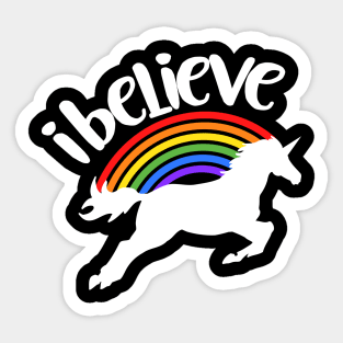 I believe in Unicorns Sticker